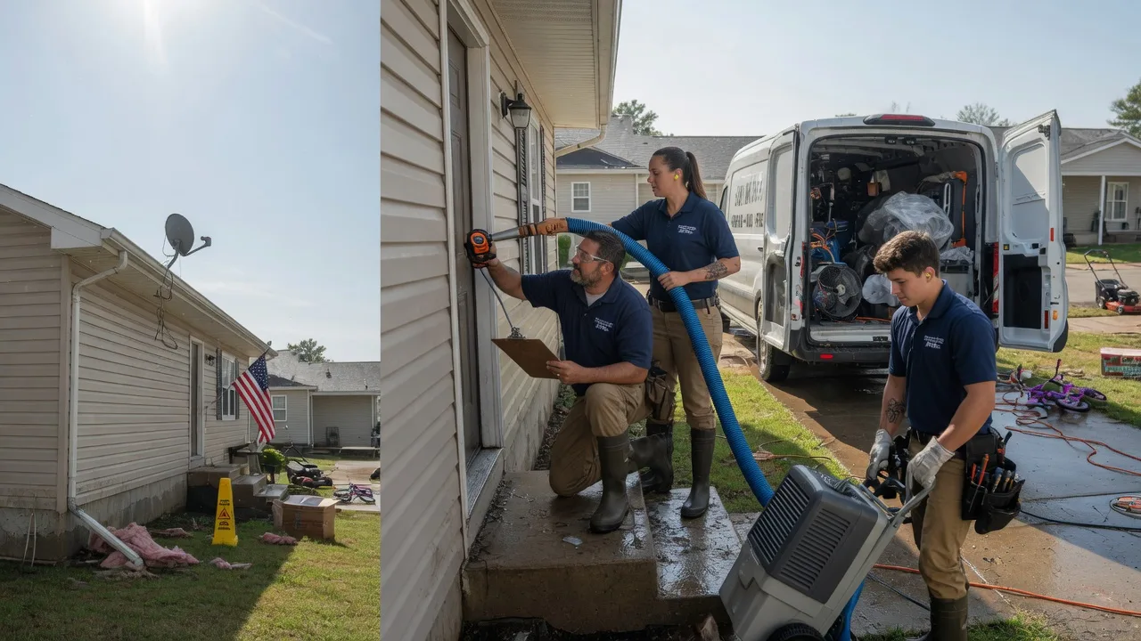 Ceiling Water Damage Restoration in Haleyville, AL near me